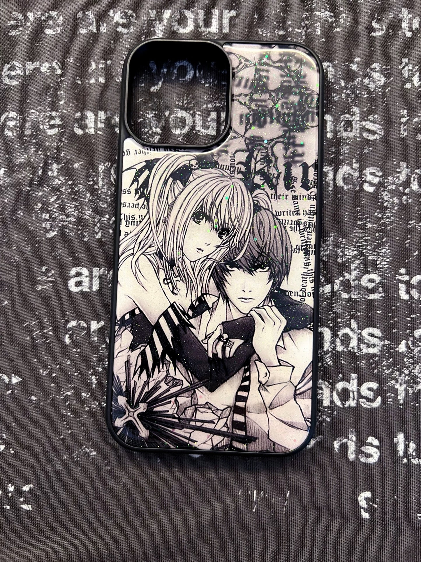 Misa & Light Yagami Newspaper Iphone Case