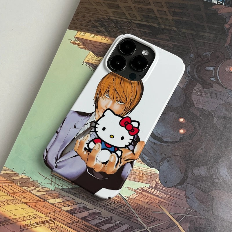 Death N + Kitty Phone Case