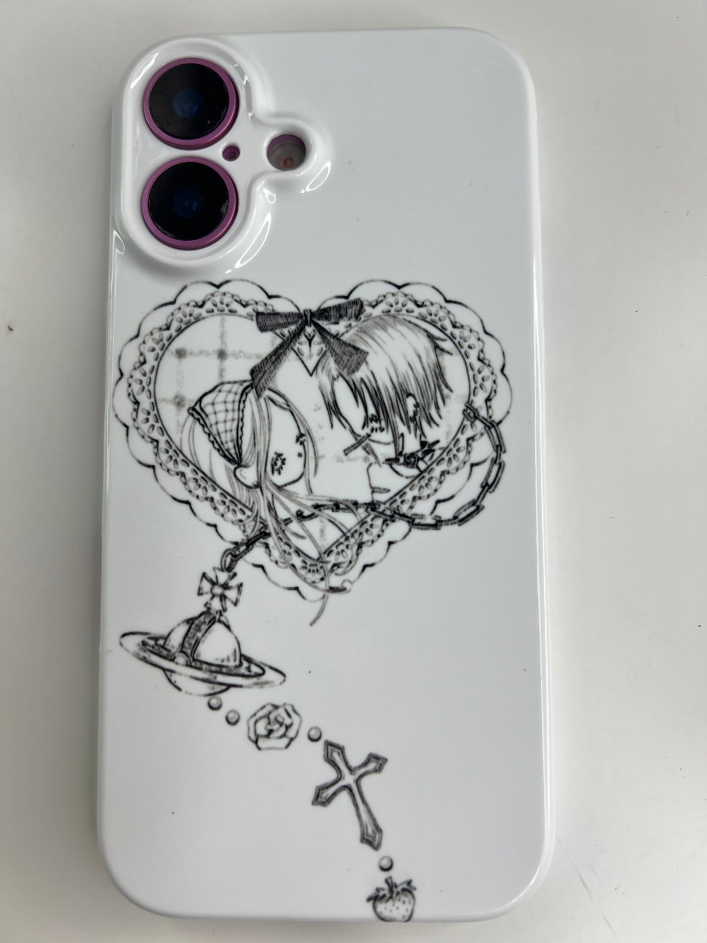 Nana Saturn Lace IPhone Case