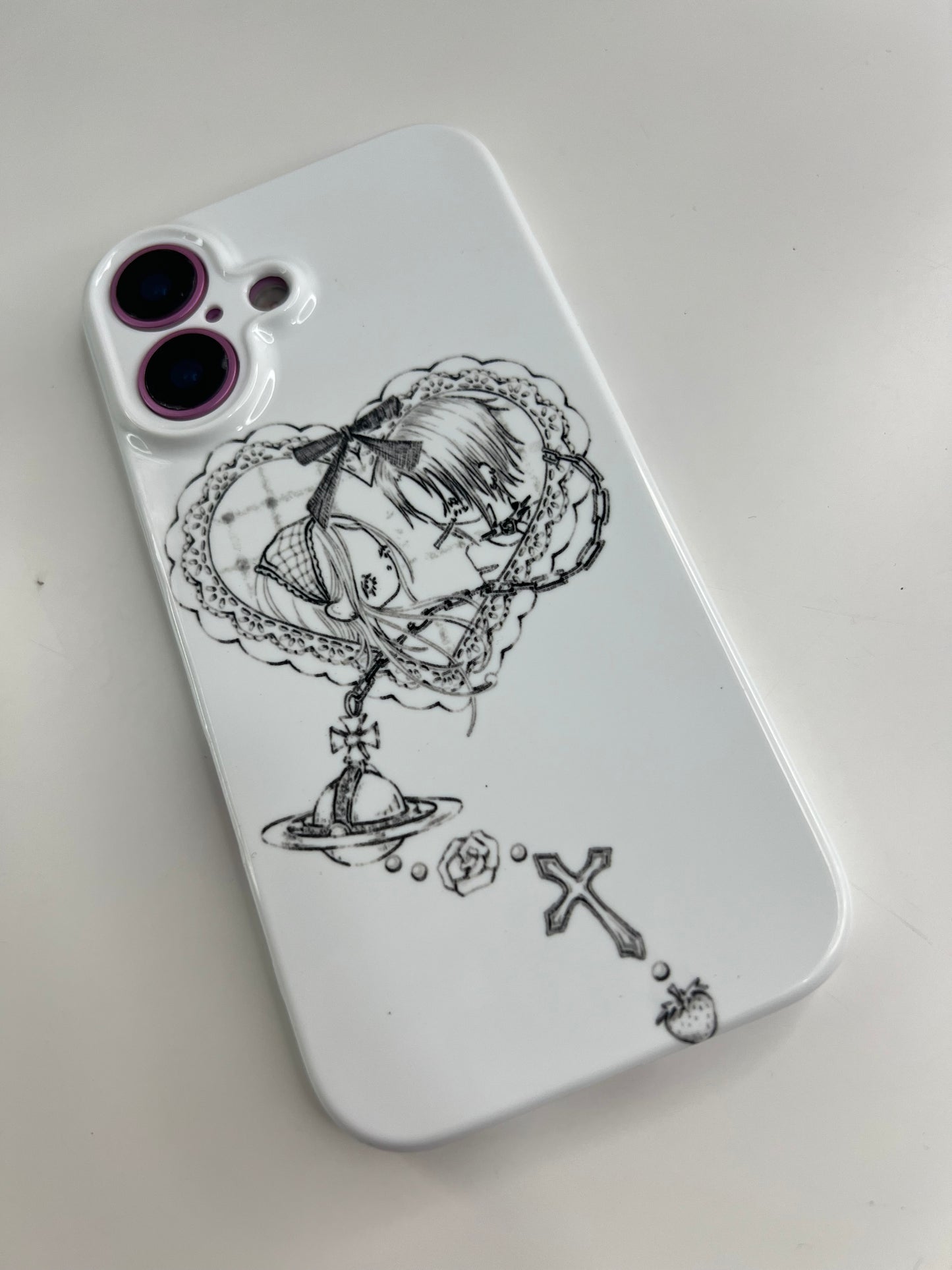 Nana Saturn Lace IPhone Case