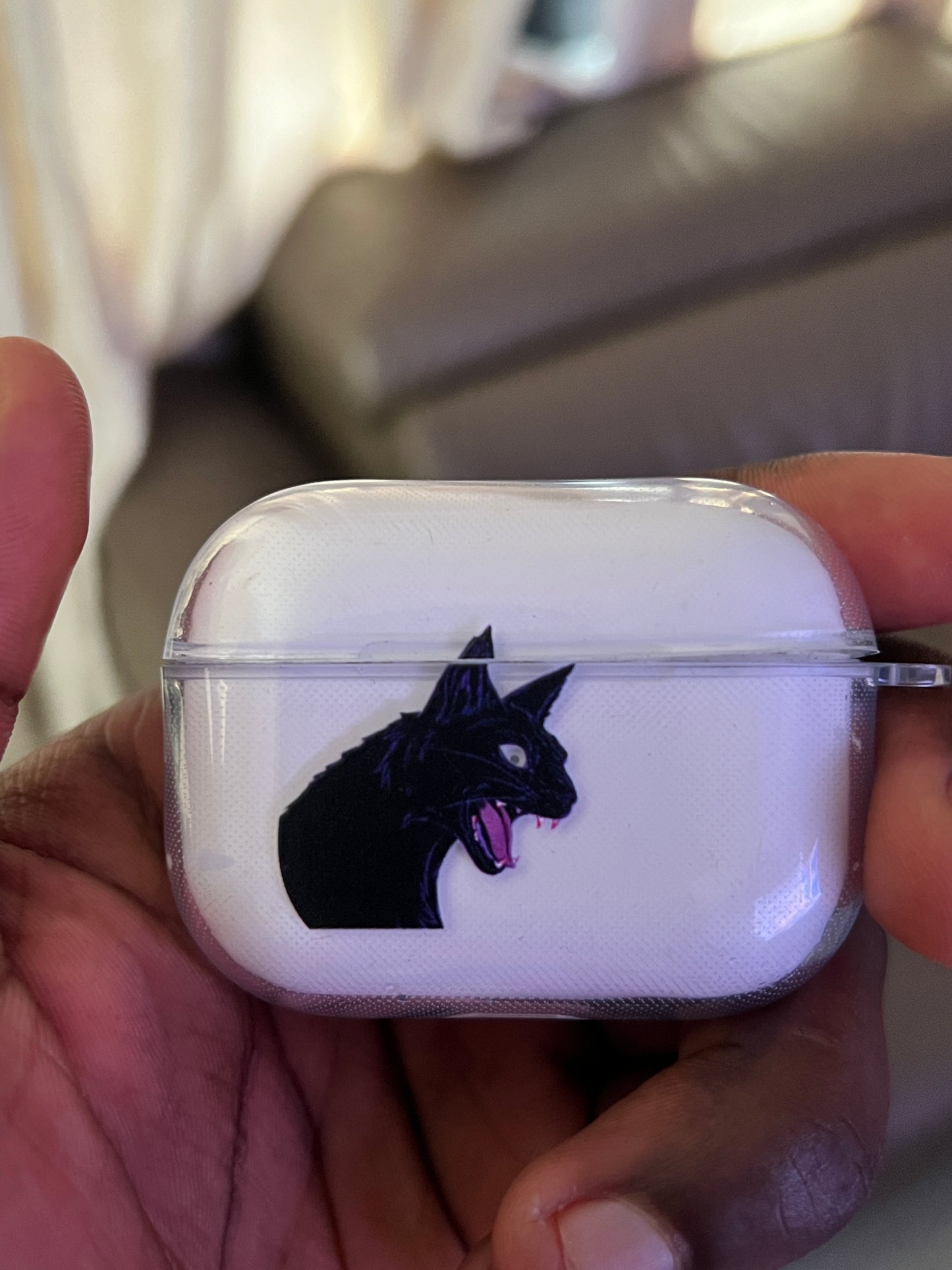 Onyx Cat AirPods Case
