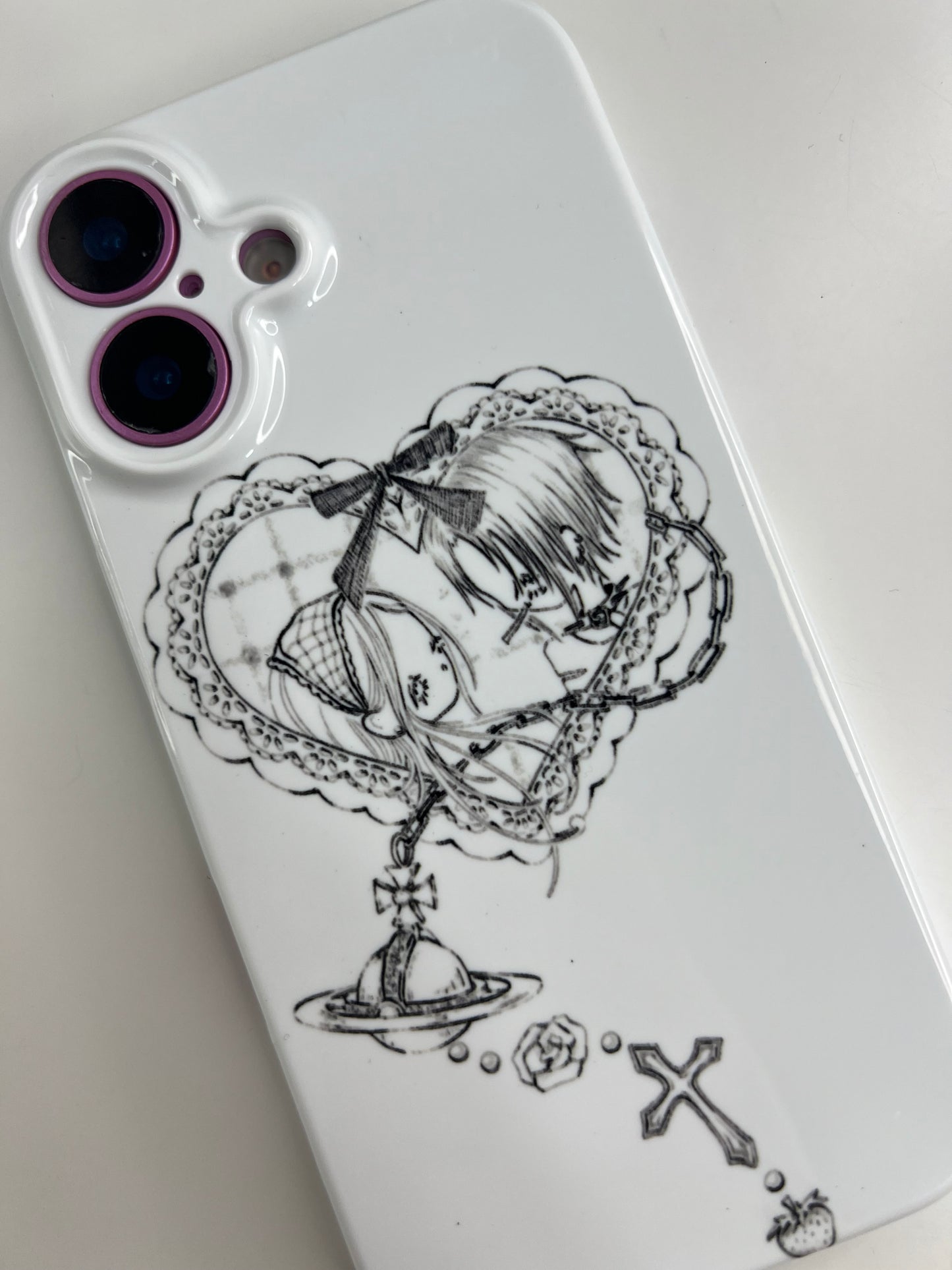 Nana Saturn Lace IPhone Case
