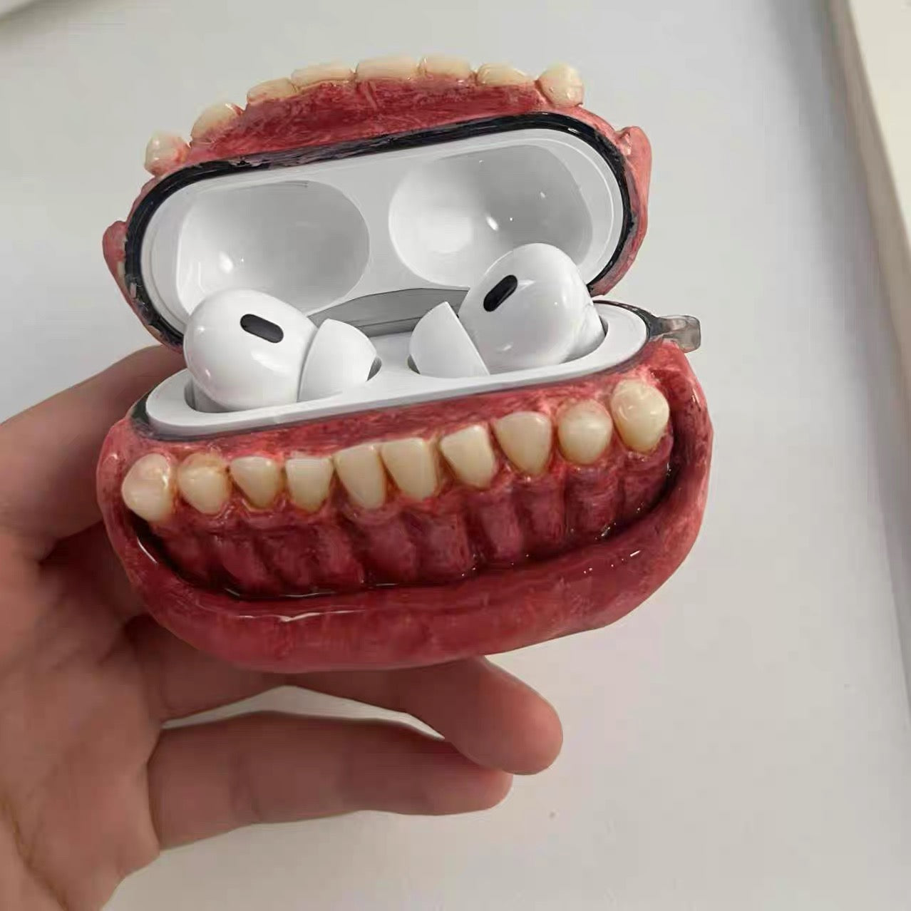 Red Gums & Teeth AirPods Case