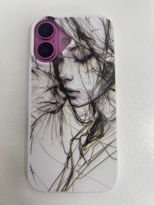 Ink face IPhone Case