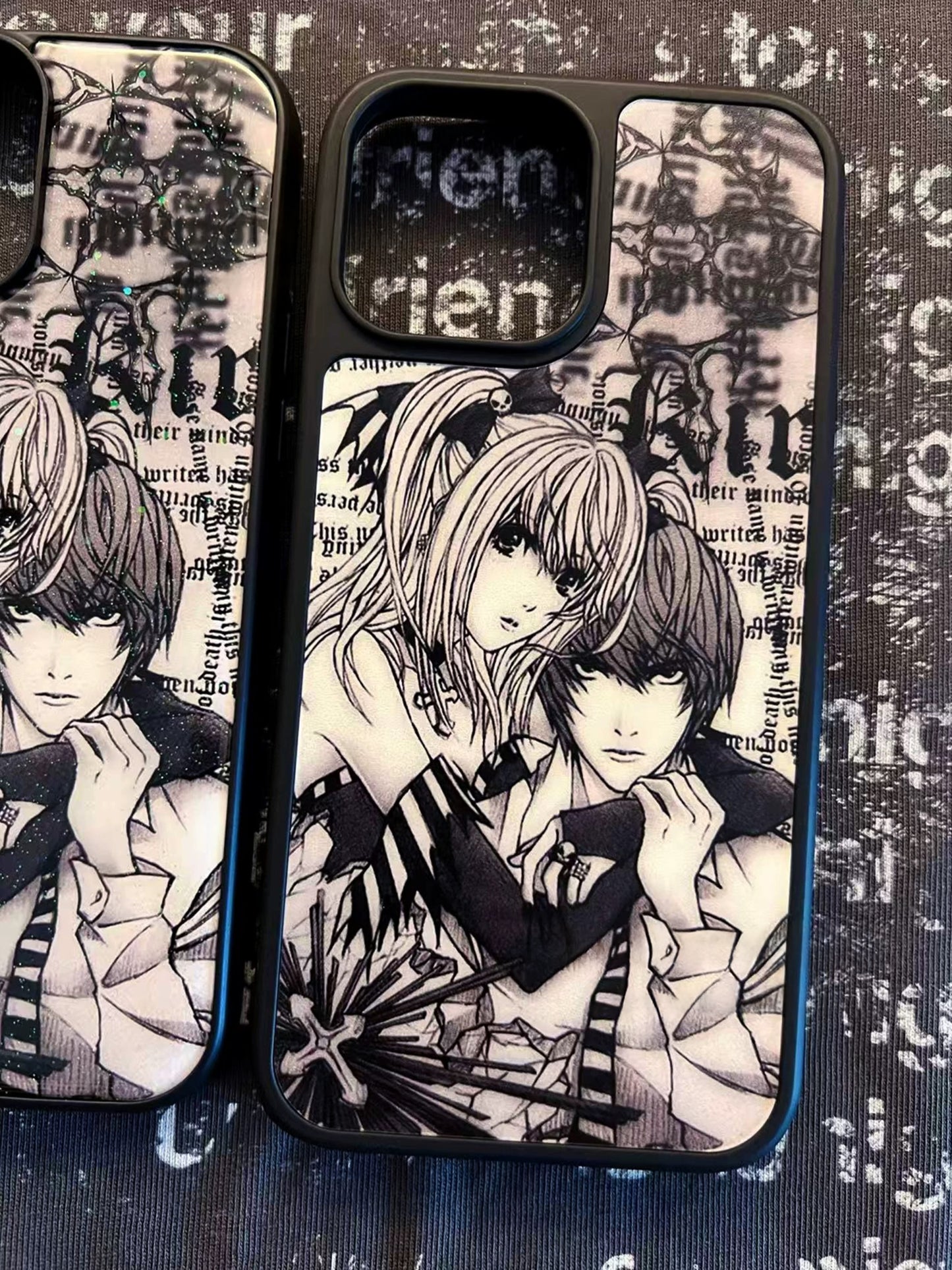 Misa & Light Yagami Newspaper Iphone Case