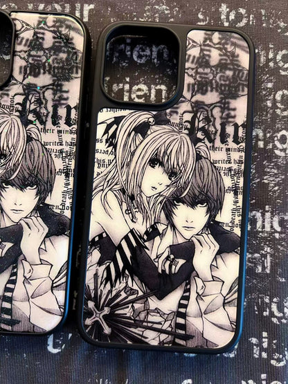 Misa & Light Yagami Newspaper Iphone Case