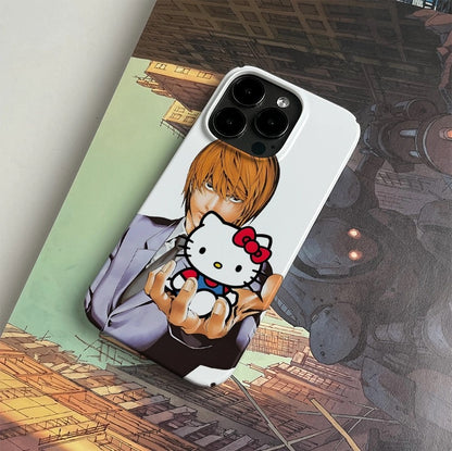 Death N + Kitty Phone Case