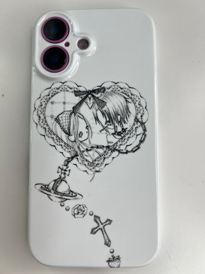 Nana Saturn Lace IPhone Case