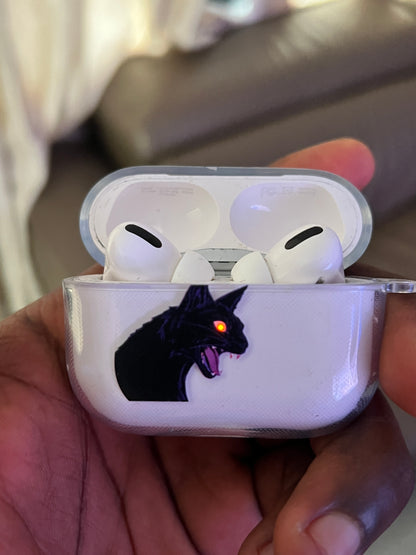 Onyx Cat AirPods Case