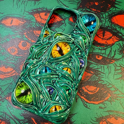 Green Eyes Glow In the Dark IPhone Case